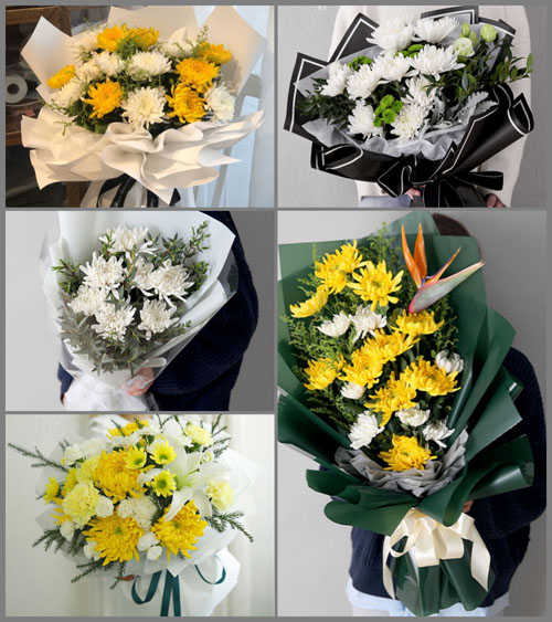 山东青岛平度市南村镇亭兰东北街村白事花束代送